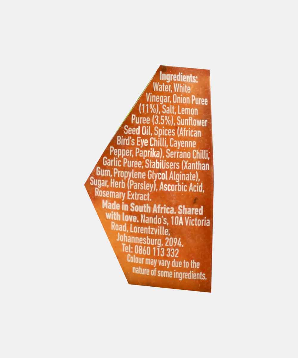 Nandos Peri Peri Wild Herb Medium Sauce 250 Gm