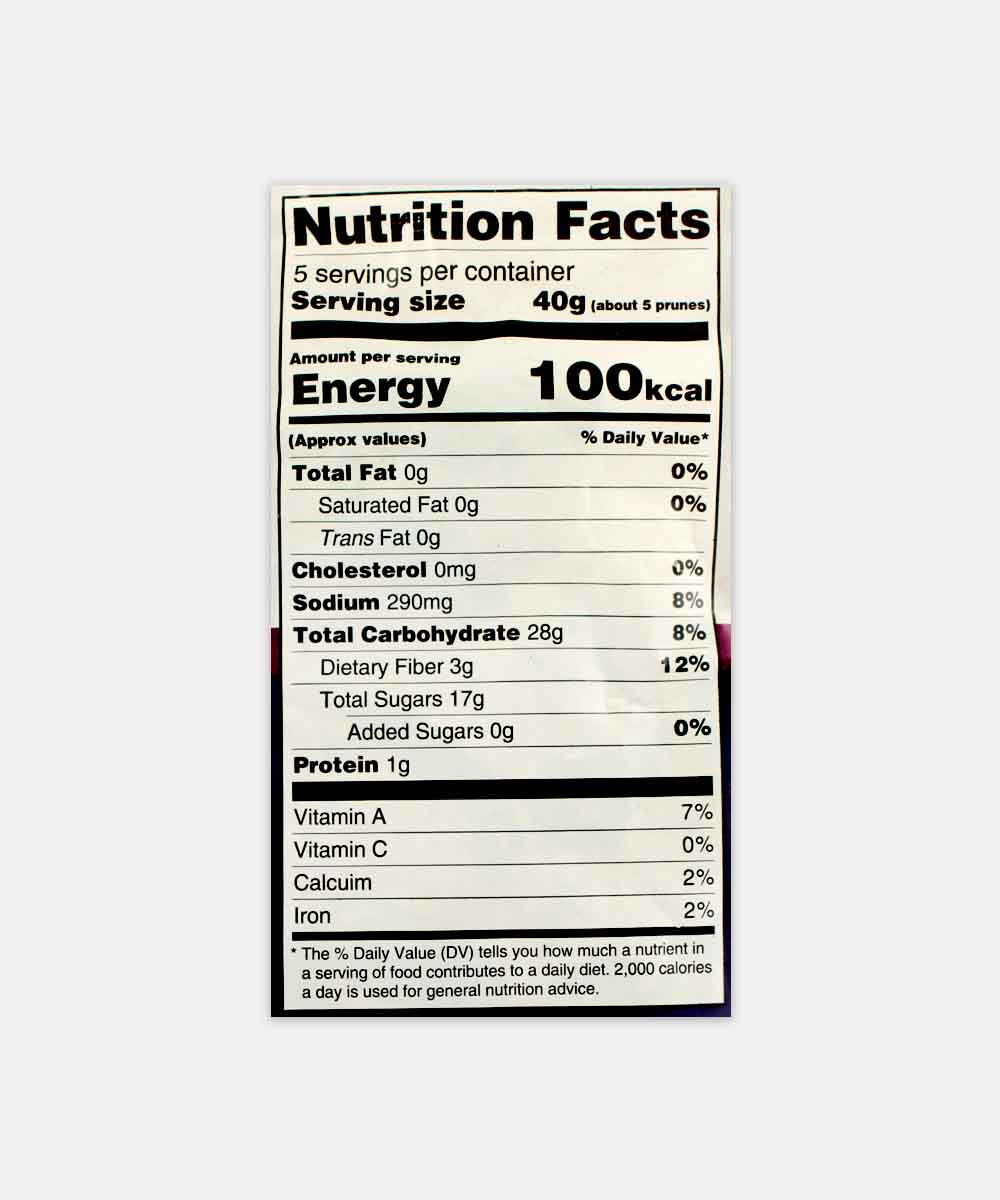 Wilbur California Pitted Prunes 227 Gm