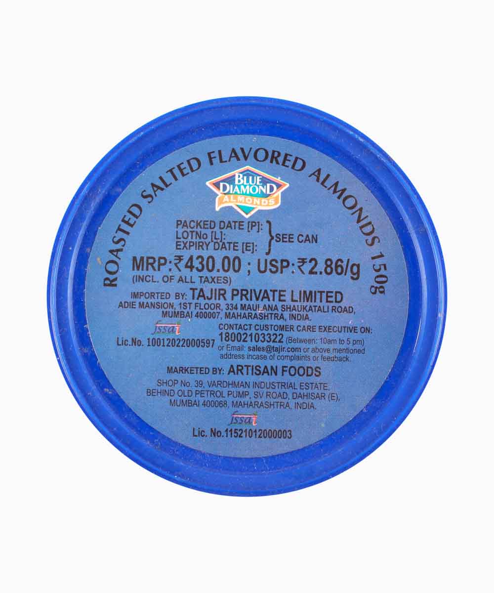 Blue Diamond Almonds Roasted Salted 150 Gm
