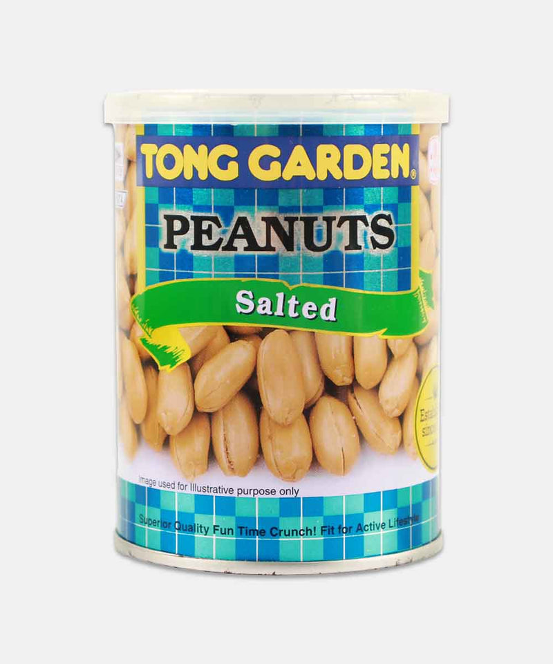 tong garden salted peanuts tin 150