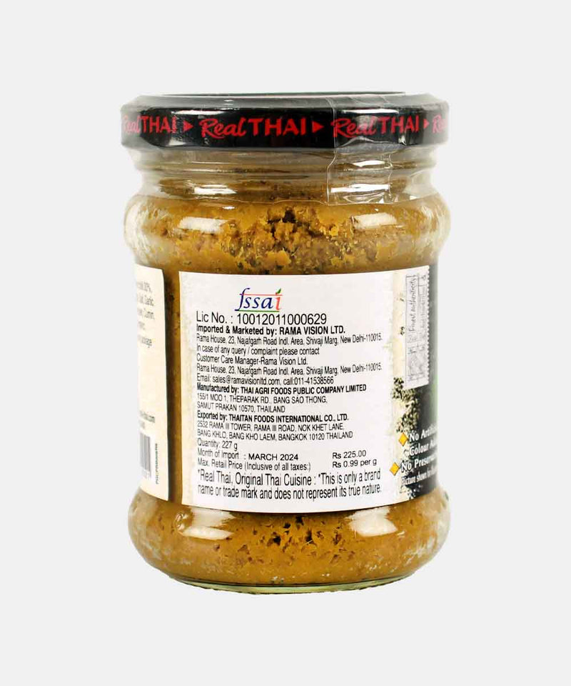 REAL THAI GREEN CURRY PASTE 227