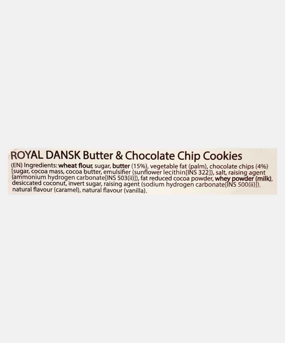 Royal Dansk Butter & Choco Chip Cookies 340 Gm