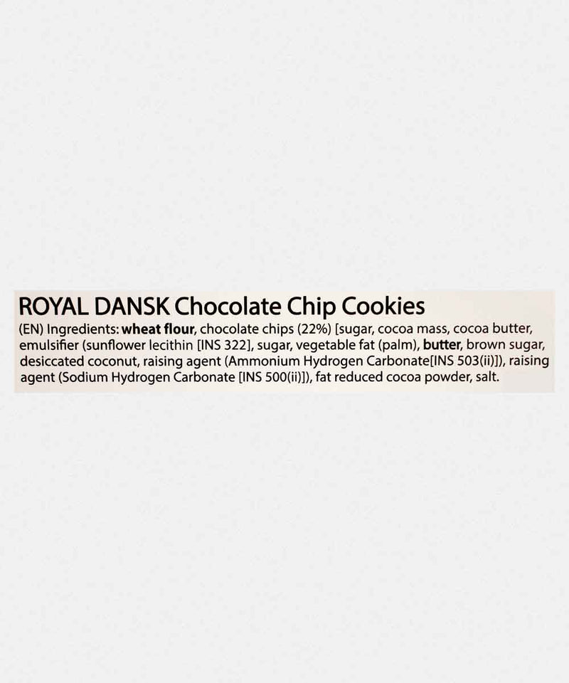 royal dansk chocolate chip cookies 340 GM