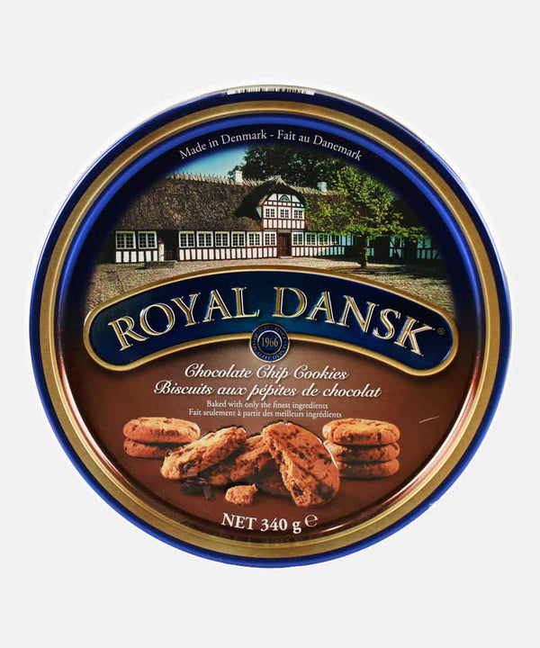 royal dansk chocolate chip cookies 340