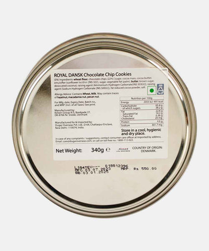 Royal Dansk Chocolate Chip Cookies 340 Gm