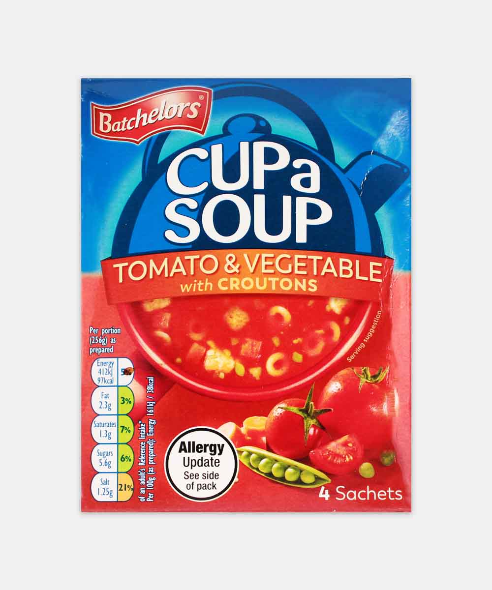 Batcheiors Tomato & Vegetable Cuppa Soup 104 Gm
