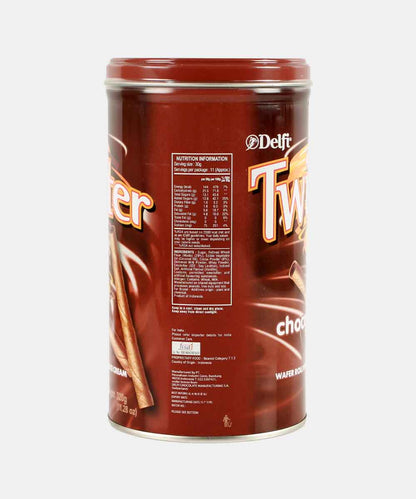 Delfi Twister Choco Wafer Roll 320 Gm