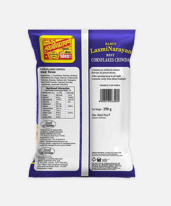 LAXMI NARAYAN CORNFLAKES CHIVDA 250