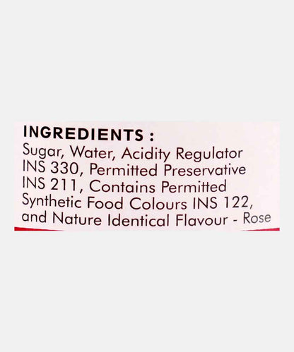Home Made Special Rose Syrup 750 Ml