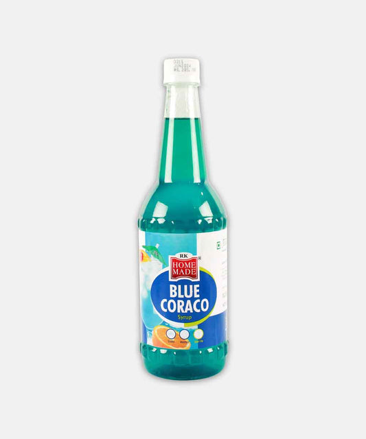 Home Made Blue Coraco Syrup 750 Ml
