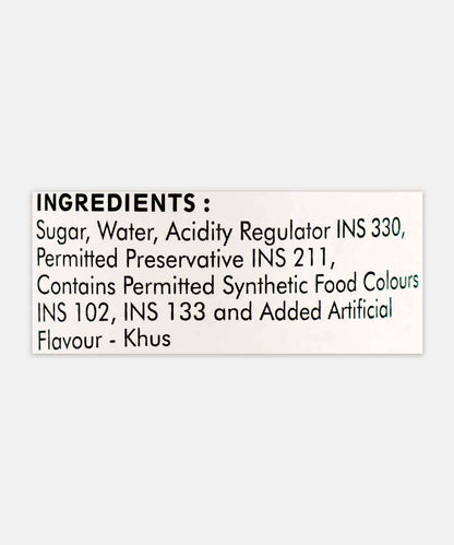 Home Made Khus Syrup 750 Ml