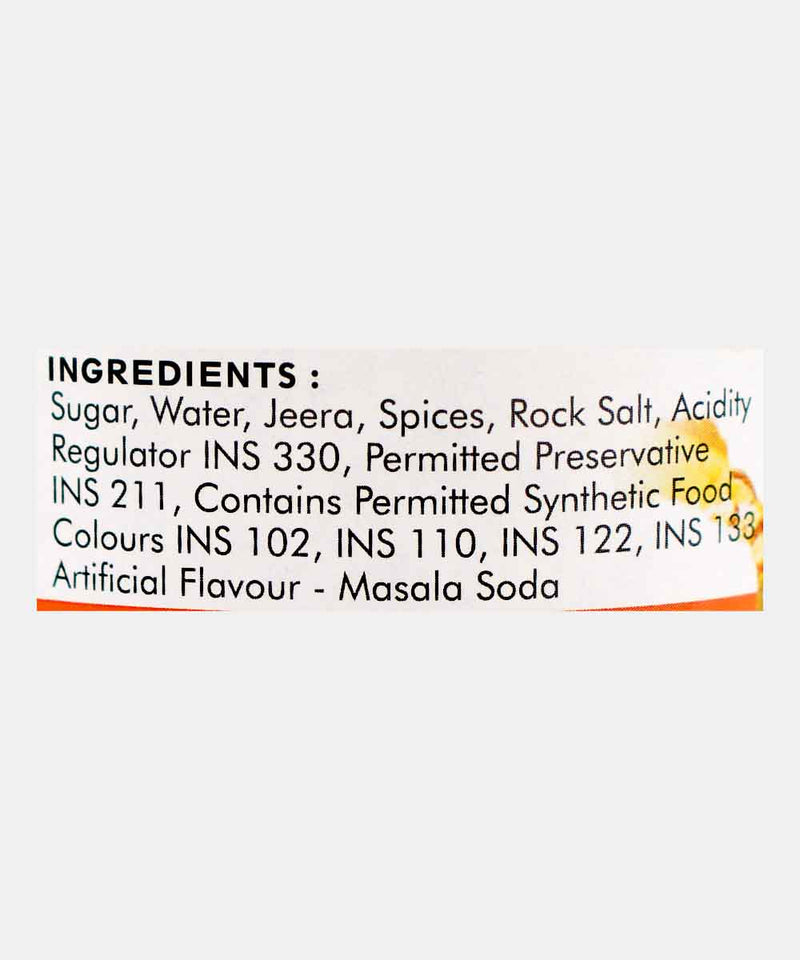 HOME MADE JEERA MASALA SODA 750 ML