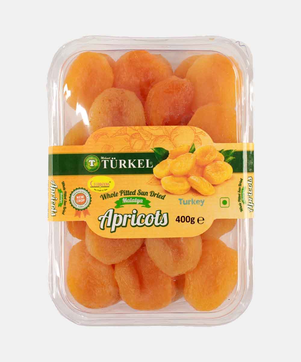 Turkel Dried Apricots Fruit Tray 400 Gm - Neelam Foodland Mumbai