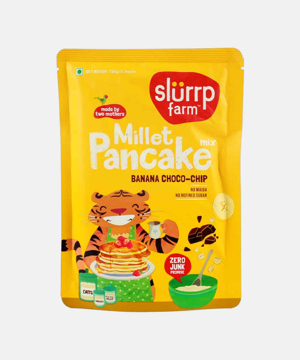 SLURRP FARM MILLET PANCAKE BANANA CHOCO-CHIP 150