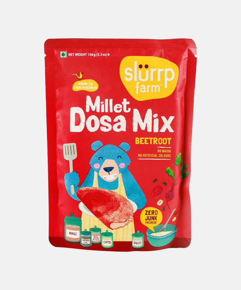 slurrp farm millet dosa beetroot 150 gm