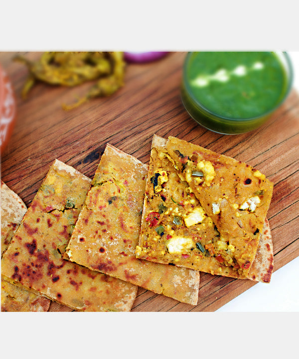 WHOLE WHEAT PANEER BHURJI PARATHA 450 GM