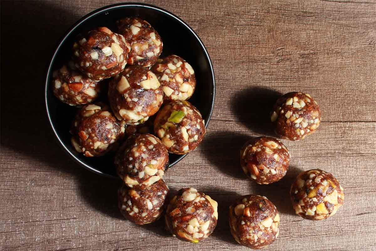 Dates & Dry fruit Laddu No Added Sugar Sweet 250 Gm