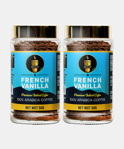 COFFEE CUP INDIA FRENCH VANILLA INSTANT COFFEE 50 GM