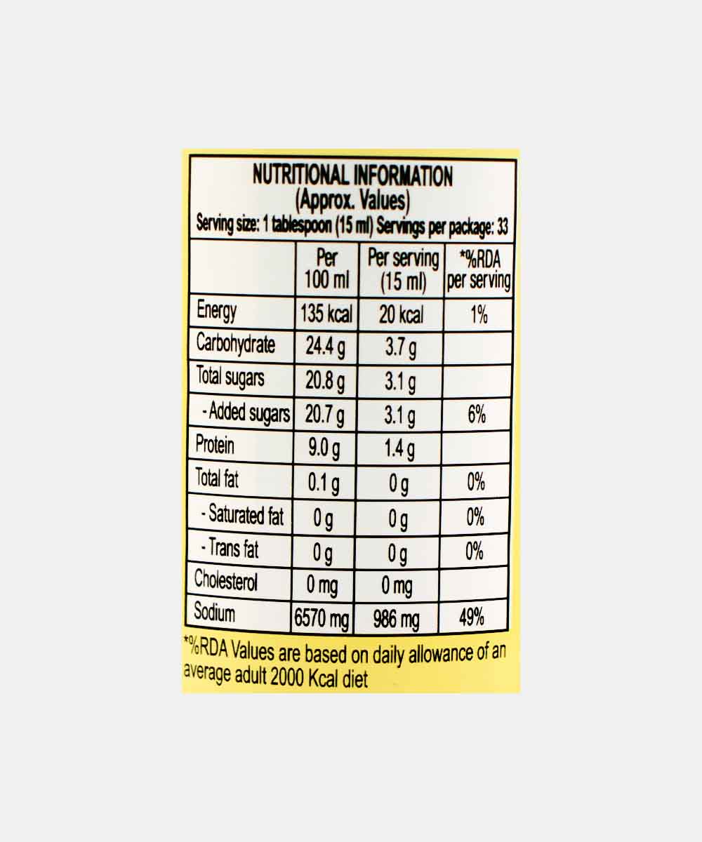 Lee Kum Kee Premium Light Soy Sauce 500 Ml 600 Gm