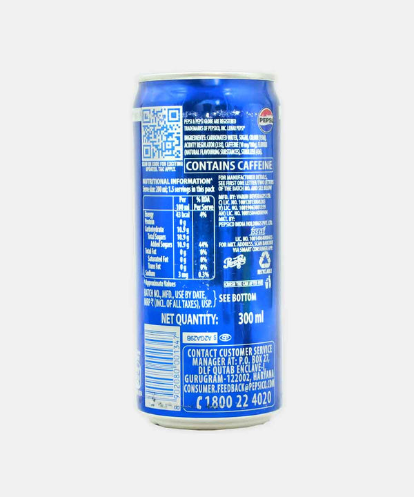 pepsi can drinks can 250 ml