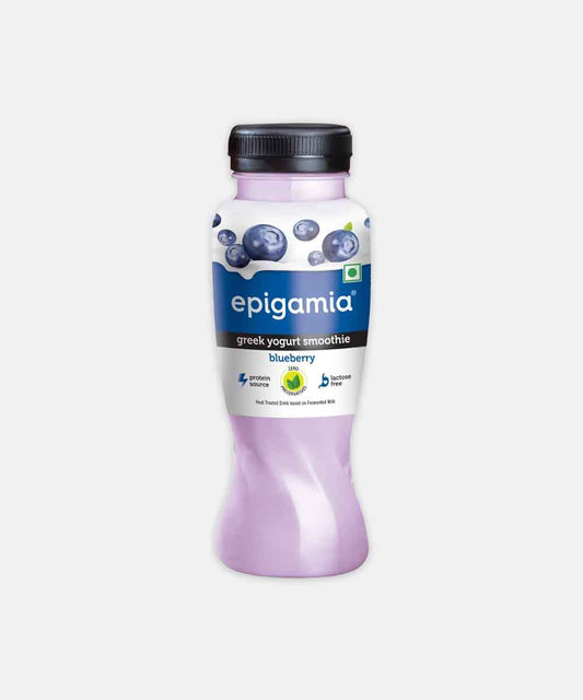 Epigamia Greek Yogurt Smoothie Blueberry 180 Ml