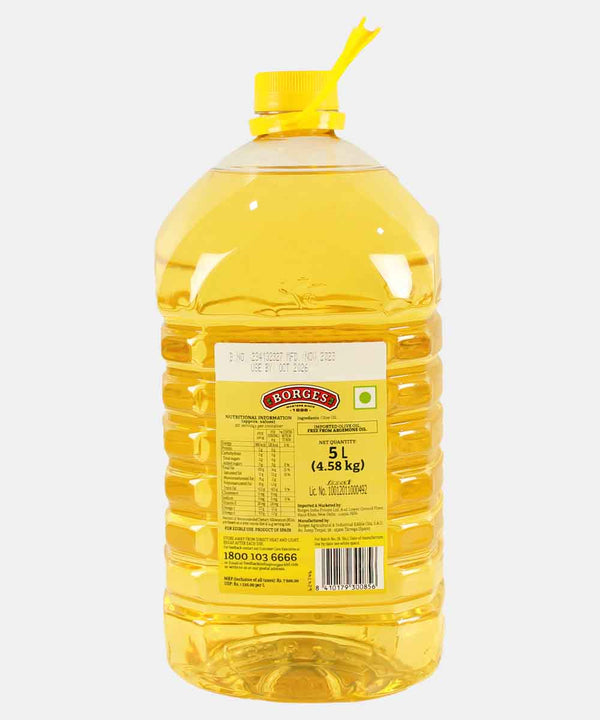 BORGES OLIVE OIL INDIAN COOKING 5 LTR