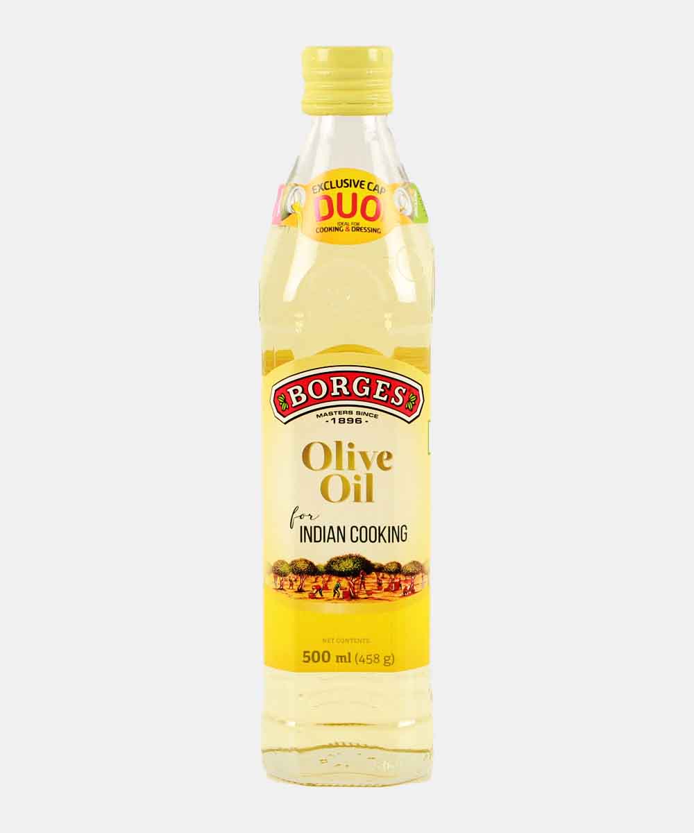 Borges Indian Cooking Olive Oil 500 Ml 458 Gm