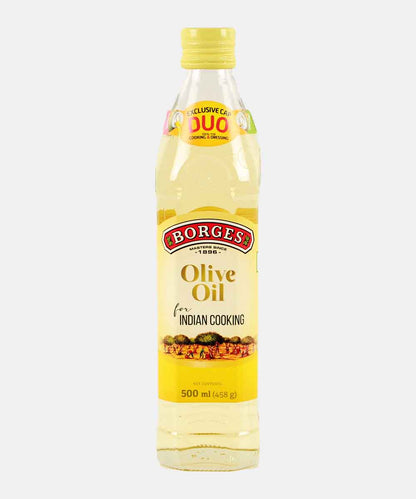 Borges Indian Cooking Olive Oil 500 Ml 458 Gm