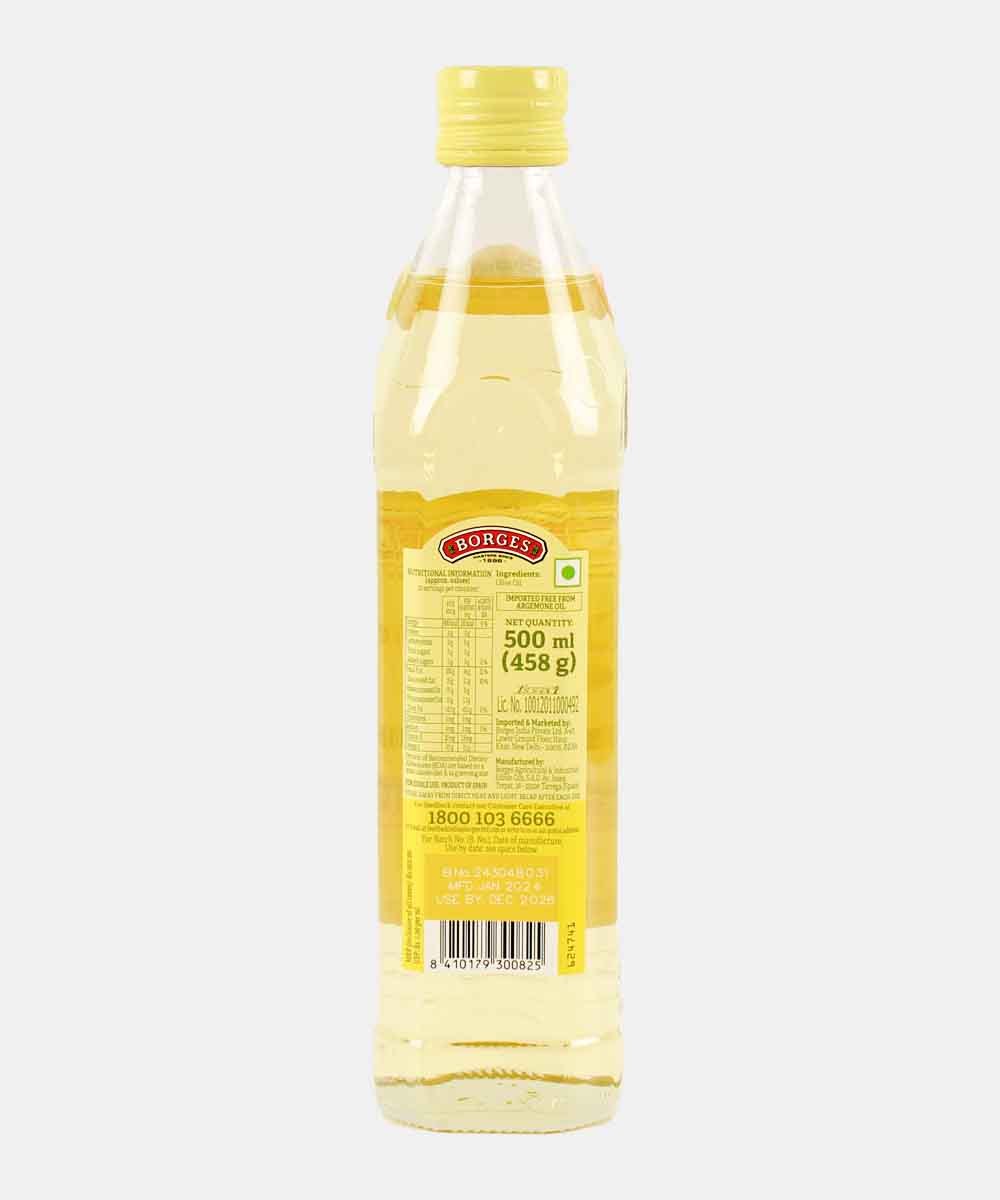 Borges Indian Cooking Olive Oil 500 Ml 458 Gm