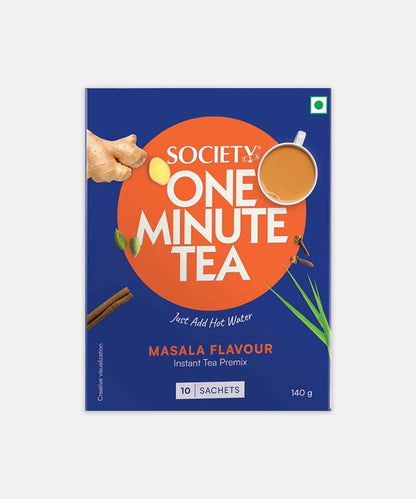 Society One Minute Masala Premix Tea 10 Bag 140 Gm
