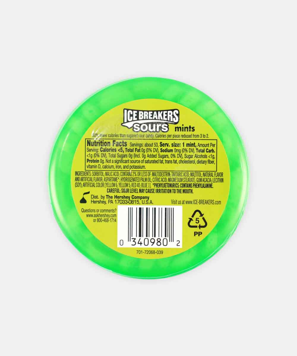 Ice Breakers Sours Watermelon Green Apple Tangerine Flavour 42Gm