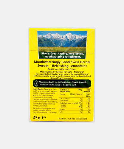 Ricola Lemon Mint 40 Gm