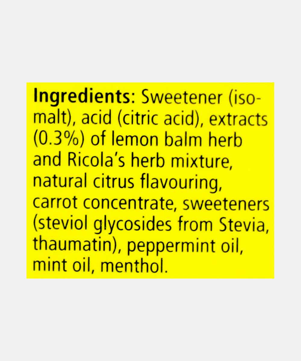 Ricola Lemon Mint 40 Gm