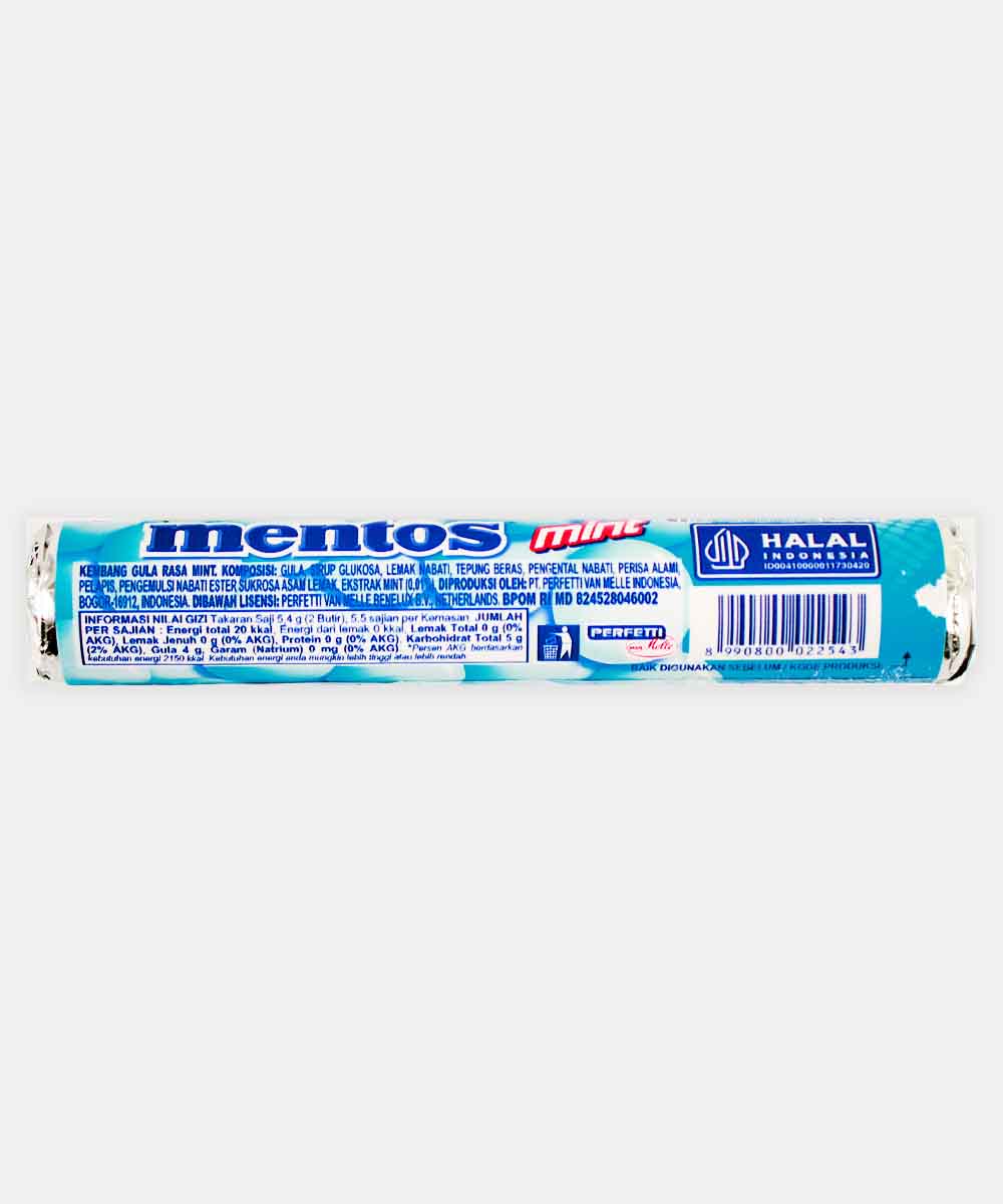 Mentos Rasa Mint Chewy Dragees 29 Gm