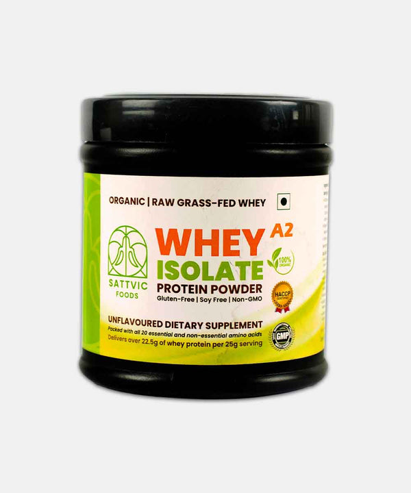 SATTVIC FOODS WHEY ISOLATE PROTEIN POWDER 200 GM