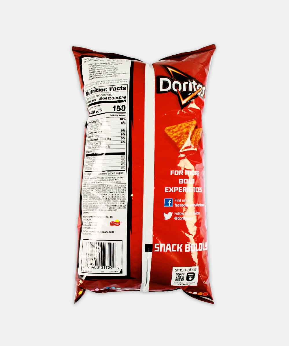Doritos Nacho Cheese 198.4 Gm