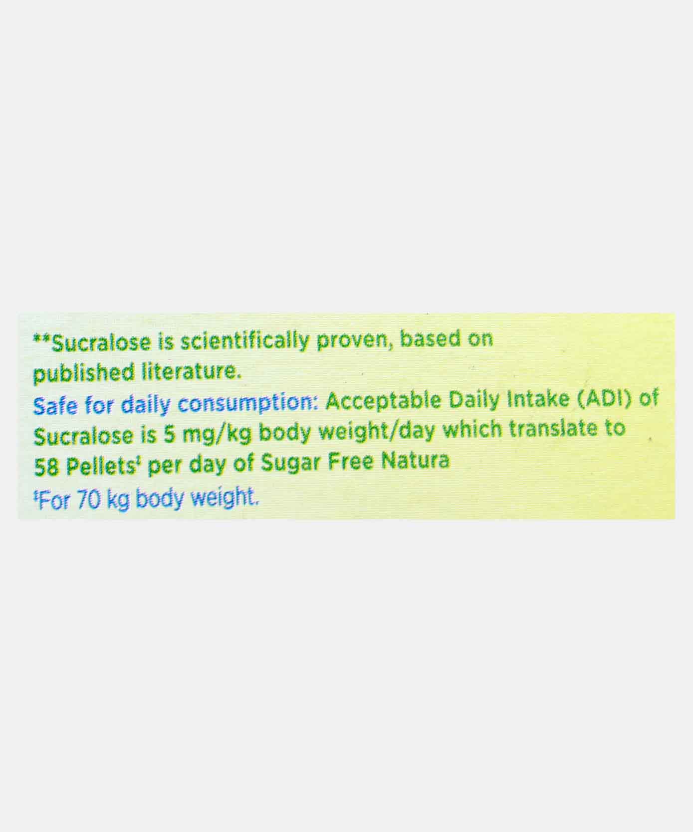 Sugar Free Natural 100 Pelle