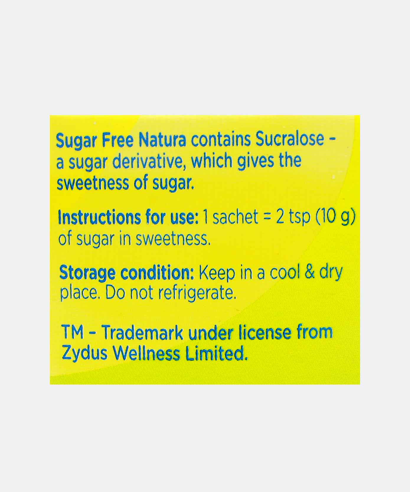 Sugar Free Natural 18.75 Gm