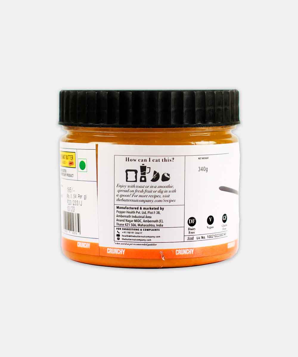The Butternut Co.Peanut Butter With Jaggery Crunchy 340 Gm