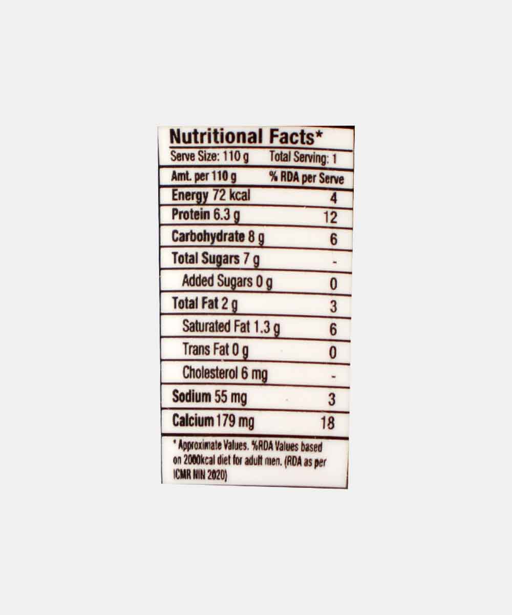 Epigamia Greek Yoghurt Strawberry No Added Sugar 110 Gm