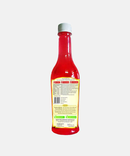 Newtrition Strawberry Sugar Free Syrup 500 Ml