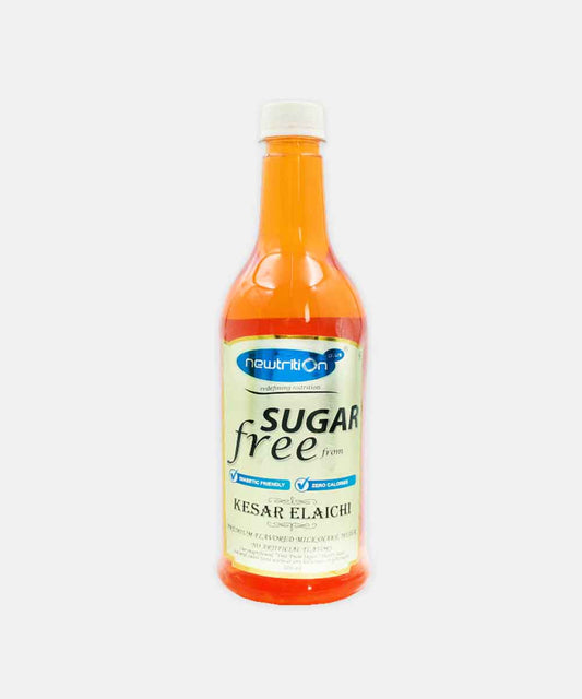 Newrition Kesar Elaichi Sugar Free Syrup 500 Ml