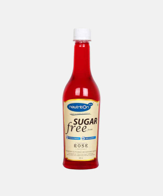 Newtrition Rose Syrup Sugar Free 500 Ml