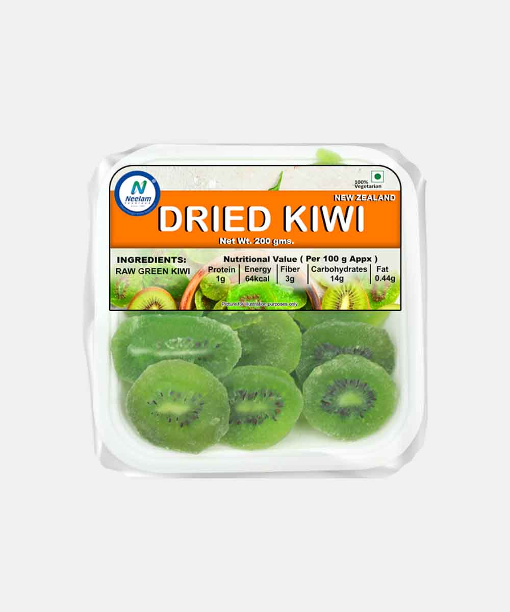 Dry Kiwi Fruit Tray 200 Gm - Neelam Foodland Mumbai