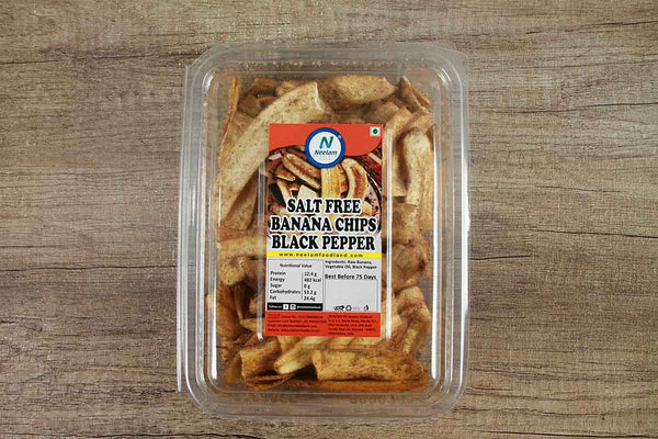 SALT FREE BANANA CHIPS BLACK PEPPER 200