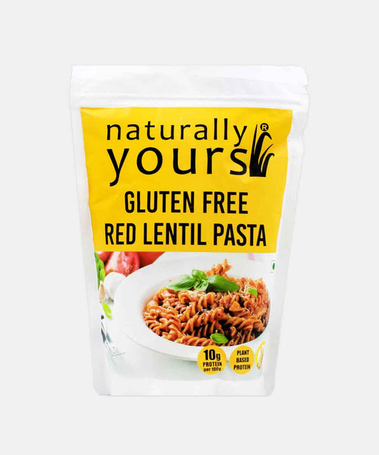 Naturally Yours Gluten Free Red Lentill Pasta 200 Gm