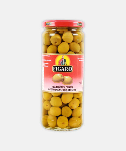 Figaro Green Olives Plain 450 Gm