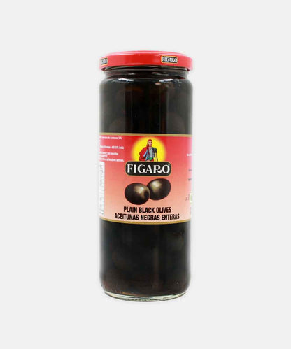 Figaro Black Olives Plain 450 Gm
