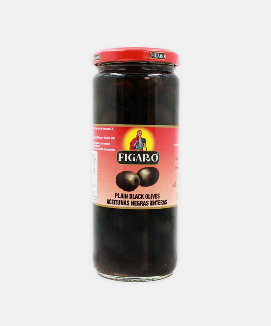Figaro Black Olives Plain 450 Gm
