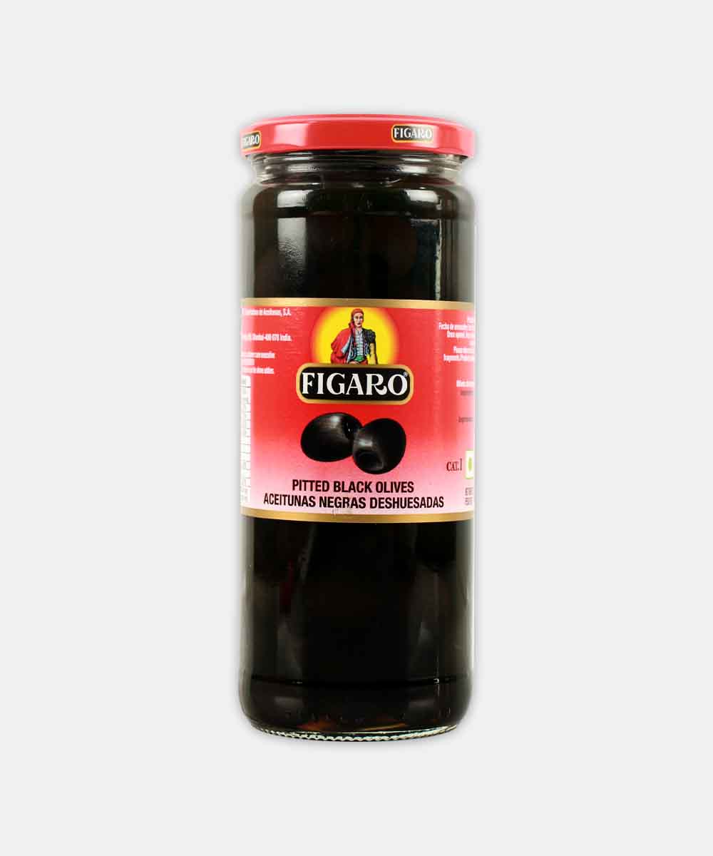 Figaro Black Olives Pitted 420 Gm